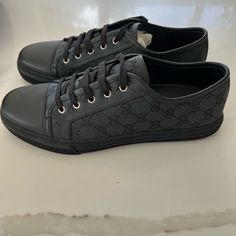 Brand New! Black. Men’s Size 9 Gucci Sneakers, Gucci Shoes, Mens Shoes Sneakers, New Black, Black Men, Limited Time, Men's Shoes, Shoes Sneakers, Gucci