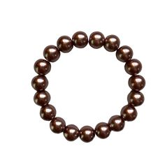 Look your best with this stylish Coffee Pearl 10mm Bracelet! Featuring a rich, deep shade, it's the perfect accessory to complete any look and bring a luxurious touch of color. Dazzle and shine, all without breaking the bank! HOC Autumn Fire Mountain Gems, Shades, Coffee, Color