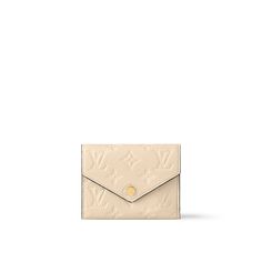 LOUIS VUITTON® - Victorine Wallet - Cream Luxury Beige Wallets With Card Slots, Luxury Compact Beige Wallet, Luxury Coin Purse With Original Box, Luxury Wallet, Louis Vuitton Wallet, Louis Vuitton Official, Swag Shoes, Monogrammed Leather, Small Leather Goods