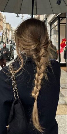 Light Brown Hair Subtle Highlights, Norwegian Hairstyles, Long Dark Hair Aesthetic, Long Blond Hairstyles, Job Hairstyles, Hairstyles For Thick Hair Long, Long Hair Braid Styles, Haircut Long Layers, Hair Shots