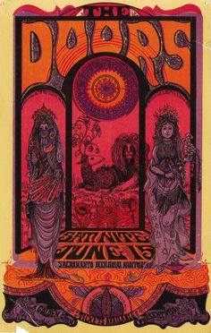 an old concert poster from the 1970's