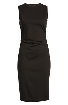 This super easy sleeveless style with ruching at the side waist offers unlimited possibilities for dressing up or down. Crewneck Sleeveless 48% nylon, 42% viscose, 10% spandex Dry clean Imported Dressing Up, Nordstrom Dresses, Sheath Dress, Super Easy, Dress Up, Dry Clean, Nordstrom, Spandex, Crew Neck