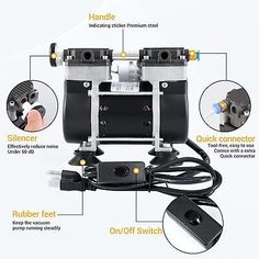 an image of a machine with instructions on how to use it