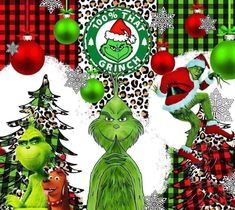 the grinch christmas tree and other holiday decorations