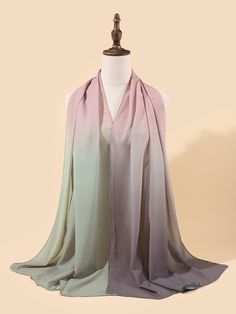 Beaded Scarf, Chiffon Scarf, Gradient Color, Color Palettes, Duster Coat, Chiffon, Free Shipping, Quick Saves, Color