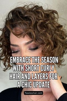 Hot Shoulder-Length Haircut Ideas for 2024 Short Haircuts For Fine Curly Hair, Short Curly Layered Haircuts, Add Volume To Curly Hair, Short Curly Hair With Layers, Fine Curly Hair Cuts, Curly Hair With Layers, Short Layered Curly Hair, Pixie Cut Curly Hair, Tight Curly Hair