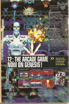 an advertisement for the arcade game now on genius