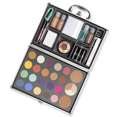 This exclusive Make-up Briefcase is the perfect makeup kit for a beginner makeup artist to a pro on the go! Contains over 40 nearly full-sized makeup items. The Portfolio acts as a perfect makeup set for any occasion! Makeup Starter Kit, Beginner Makeup, Complete Makeup, Problem Skin, Cosmetic Kit, Beauty Kit, Shop Makeup, Cruelty Free Makeup, Makeup For Beginners