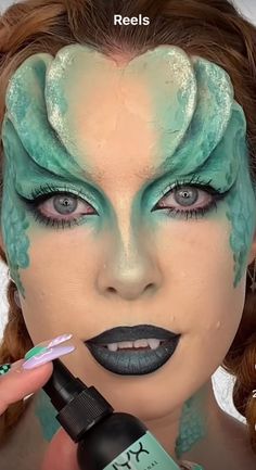 Siren Sfx Makeup, Siren Makeup Mermaid, Siren Makeup, Happy Halloweenie, Special Fx Makeup, Horror Makeup, Mermaid Makeup, Special Effects Makeup