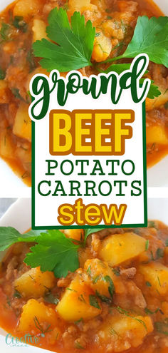 BEEF POTATO STEW RECIPE Beef Potato Stew, Potato Meals, Beef And Potato Stew, Potato Stew, Easy Family Dinner Recipes, Cozy Sunday, Ground Beef And Potatoes, Comfort Casseroles