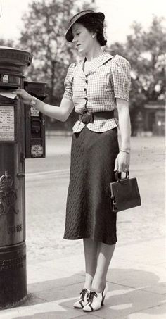 Outfits 30s, 30’s Fashion, Fashion 30s, 40s Fashion