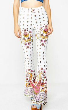 Brand New w/Tag Flare Street x Free People AMALIA Pants MSRP: $198 Size: Medium Designed using the richest of tones, luxe 60's colors & printed sustainably onto the signature velvet, this design evokes a feeling of luxury and opulence. Details & Care: *Flare Silhouette *Pull-On Style *High Waisted *Printed Using Water Based Inks *Stretch Fit *Material: Polyester, Spandex *Care: Hand Wash Cold *Imported *Inseam: 32.5"(approximate) Stock photos included in listing. Color and pattern variation may Glitter Pants, Velvet Flares, Cropped Flares, Floral Pants, Online Boutiques, Dolls Kill, Festival Fashion, Bell Bottoms, Passion For Fashion