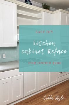 the kitchen cabinet reface for under $ 200