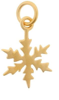 Celebrate wintertime with our 17x12x1mm 24Kt gold plated sterling silver snowflake charm!One of the most intricate forms of frozen crystallized water, snowflakes are known for their six-sided ornate forms. Because the number six is associated with affection, the snowflake was used by many pagan cultures as a symbol of love. It can also be used to represent purity, serenity, and individual perfection. Long used as a winter holiday design, snowflakes are also perfect for wintertime weddings or bir White Gold Snowflake Jewelry For Christmas, Gold Jewelry With Charms For Christmas, Christmas Gold Jewelry With Charms, Gold Christmas Jewelry With Charms, Gold Snowflake Jewelry Gift, Yellow Gold Snowflake Jewelry Gift, Yellow Gold Snowflake Jewelry For Gift, Gold Snowflake Jewelry For Gifts, Nickel-free Snowflake Jewelry For Gift