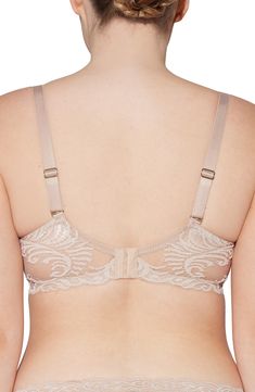 Specially designed for fuller figures, this everyday bra offers a lightweight feel and comfortable support while creating a gorgeous neckline. 90% nylon, 10% spandex with 84% nylon, 16% spandex and 62% nylon, 39% spandex contrasts Hand wash, line dry Imported Supportive Underwire Bra In Beige, Beige Full Cup Bra With Medium Bust Support, Beige Seamless Full Cup Bra, Full Cup Nylon Bra With Medium Bust Support, Stretch Full Cup Nursing Bra, Elegant Supportive Full Coverage Nursing Bra, Classic Full Coverage Stretch Bra, Elegant Full Cup Stretch Bra, Fitted Full Cup Nursing Bra