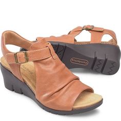 Women's Shoes | Comfortiva Shoes Comfortable Cushioned Wedge Sandals With Round Toe, Comfortable Medium Width Sandals, Casual Wedge Sandals With Arch Support, Casual Open Toe Wedge Sandals With Arch Support, Casual Wedge Sandals With Arch Support And Flat Heel, Casual Flat Heel Wedge Sandals With Arch Support, Comfortable Wedge Sandals With Arch Support, Comfortable Wedge Heel Sandals For Outings, Comfortable Wedge Sandals With Removable Insole And Round Toe