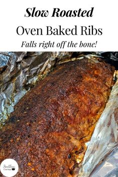 the most tender oven roasted ribs that you'll ever have to try this recipe