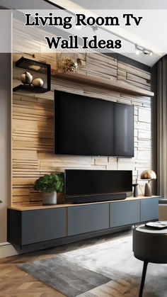 the living room tv wall ideas