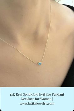 Evil eye is a symbol of luck, fortune, protection and prosperity. Evil Eye Necklace // Turkish Evil Eye // Fine Jewelry //14K Gold Necklace //Trendy Women's Necklace //Birthday Gift // Christmas Gifts for mom // Charm Necklace // Gift Ideas for Women // Casual Jewelry #evileyenecklace #evileyependant #turkishevileye #14kgoldnecklace #giftsformom #charmnecklace #christmasgifts #womensnecklace #finejewelry #womensfashion #casualjewelry Turquoise Charm Necklace With Adjustable Chain, Minimalist Blue Clavicle Chain Necklace, Blue Emerald Necklace As Elegant Gift, Elegant Blue Emerald Necklace Gift, Blue Gemstone Pendant Charm Necklaces, Fine Jewelry Turquoise Necklace As A Gift, Blue Gemstone Pendant Charm Necklace, Blue Pendant Charm Necklace With Gemstone, Elegant Turquoise Charm Necklaces With Adjustable Chain