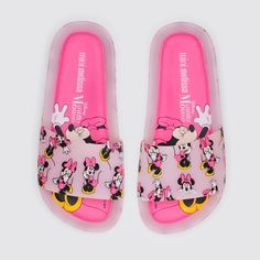 Minnie Mouse Shoes, Babies Fashion, Mini Melissa Shoes, Fresh Brand, Toddler Sandals Girl, Unicorn Backpack, Pink Slides, Jelly Flats, Leopard Sandals