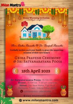 Create Housewarming Invitations, Housewarming Cards, Griha Pravesh Invitations Online. Housewarming Templates for download and edit Vastu Puja Invitation Card, Griha Pravesh Invitation Card, House Warming Invitation Card, Puja Invitation, Satyanarayan Pooja, Invitation Cards Ideas, Housewarming Cards, Housewarming Invitation Cards, Ganpati Invitation Card