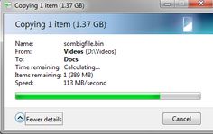 the computer screen shows that it is time remaining for video to be recorded on its own device