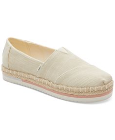 in stock Toms Classic, Espadrilles Shoes, Slip On Espadrilles, Platform Espadrilles, Black Platform, Toms Shoes, Slip Ons, Canvas Shoes, Slip On Sneaker