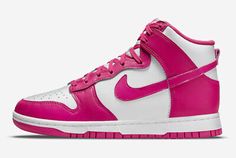 NIKE DUNK HI WOMEN'S Size 8.5 = MEN'S Size 7 NEW | eBay Dunk High Pink Prime, Nike X Travis Scott, Low Air Jordan 1, Nike Models, Dunks Nike, Jordan 2, Dunk High, Nike Dunk High, Nike Shox