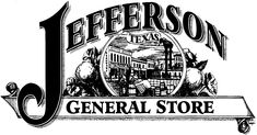 the logo for jefferson's general store, which is located in an old town