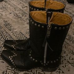 12.5 “ Shaft Height 14” Shaft Circumference Rockstar Boots, 1960s Boots, Boots Men, Boho Chic, Fashion Shoes, Men's Shoes, Shoe Boots, Size 12, Man Shop