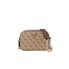 Brand: Guess Gender: Women Type: Bags Season: Fall/Winter PRODUCT DETAIL • Color: brown • Pattern: print �• Fastening: with zip • Size (cm): 13x20x7 • Details: -shoulder bags COMPOSITION AND MATERIAL • Composition: -100% polyurethane • Washing: machine wash at 30° Glossier Tote Bag, Guess Backpack, Guess Shoulder Bag, Guess Women, Guess Purses, Studded Purse, Brown Crossbody Bag, Guess Handbags, Brown Tote