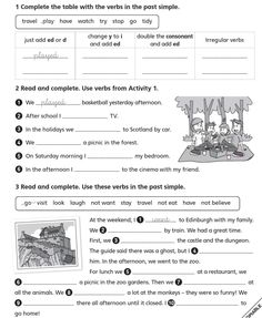 the worksheet for reading in english with pictures and words to describe what they are