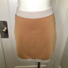 Nwt Easy Pull On Stretch Waist Band, Body Con Skirt Color: Sand (Nude) & Bone Nude Bandage Skirt, White Tennis Skirt, Black Leather Mini Skirt, Pleated Tennis Skirt, Wrap Mini Skirt, Suede Mini Skirt, Mini Slip, Color Sand, Slip Skirt