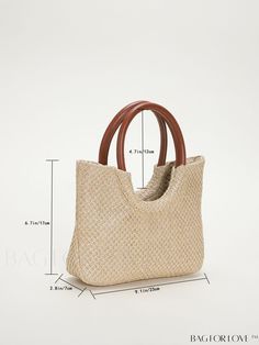 BagForLove - Summer Chic Double Handle Straw Bag - Ideal for Beach Travel Product Description Color Brown Type Straw Bag Bag Size Small Strap Type Ring Pattern Type Plain Style Vacation Closure Type No-closure Material Paper Size Chart INCH CM Bag Length Bag Width Bag Height Handle Height 9.1 inch 2.8 inch 6.7 inch 4.7 inch Bag Length Bag Width Bag Height Handle Height 23 cm 7 cm 17 cm 12 cm Details Pictures Similar Products h2 { text-align: center; } /* æ¢è¡ */ li{ white-space: normal; word-b Beach Pouch Satchel In Beige, Beige Pouch Satchel For Beach, Rectangular Single Handle Shoulder Bag For Beach, Pouch Straw Bag With Handles For Vacation, Summer Hobo Pouch Bag With Handles, Pouch Bags With Top Carry Handle For Vacation, Pouch Bag With Top Carry Handle For Vacation, Vacation Pouch Straw Bag With Handles, Vacation Pouch Bag With Top Carry Handle