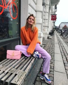 Mode Purple, Safari Chic, Mode Hippie, Brunch Outfit, Mode Inspo, 가을 패션, Colourful Outfits, Looks Style, Mode Inspiration