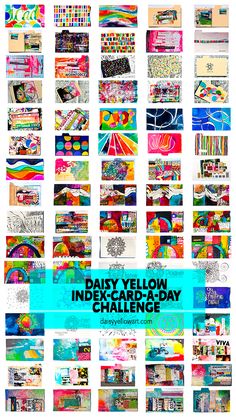 a collage of different images with the words daily yellow in each one, and an image