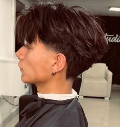 Middle Part Taper Fade, Blowout Taper, Curly Asian Hair, Mens Haircuts Thick Hair, Men Fade Haircut Short, Asian Man Haircut