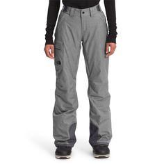 evo.com | The North Face Insulated Pants > The North Face Freedom Insulated Pants are a mountain classic that combine waterproof protection from the elements and an adjustable fit. Using TNF's proprietary DryVent | Women's The North Face Freedom Insulated Pants 2022 - X-Large Gray The North Face Snow Pants, Tall People, Tall Pants, Fabric Technology, Inner Thigh, Women Pants, Wet Weather, North Face Women, Men Winter