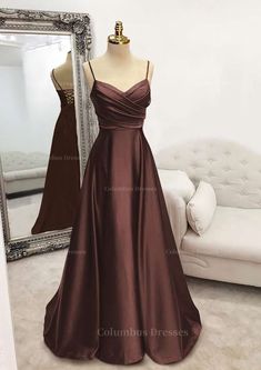 Classy Prom Dresses, Red Dresses Classy, V Line, Corset Dress Prom, Fancy Dresses Long, Bridesmaid Dress Colors, Prom Dress Inspiration, Pretty Prom Dresses, Satin Prom Dress