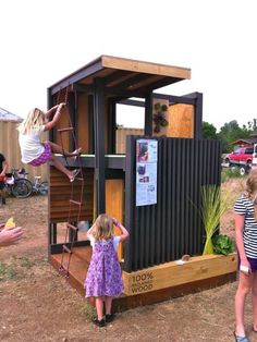 Frame Playhouse, Outdoor Playhouses, Hgtv Garden, Play Structures, Outdoor Play Area