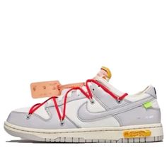 Nike OFF-WHITE x Dunk Low The 50 NO.6 DM1602-110 sneakmarks Off White Dunk, Dunk Shoes, Off White X Nike, Nike Off White, No 6, Nike Sb Dunk, Nike Sb Dunks, Sb Dunk, Nike Dunk Low