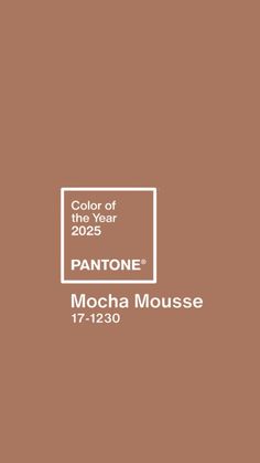 pantone's mocha mousse color of the year is 2055