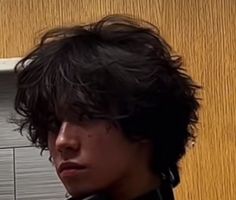 Straight Hair Inspo Men, Haircut Reference Men, Shaggy Black Hair Men, Black Shaggy Hair Men, Masculine Medium Haircut, Men’s Layered Fluffy Hair, Short Skater Hair, Floppy Hair Men, Grunge Male Hair