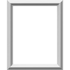 an empty white frame on a white background