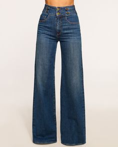 Liv Wide Leg Jean Cool Attitude, Wide Leg Jeans Outfit, High Waisted Wide Leg Jeans, Girl Vibe, Ramy Brook, Waist Jeans, Designer Jeans, Wide Legs, Fashion Mode