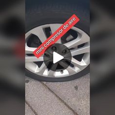 the rim of a car is shown with an arrow pointing to it's tire