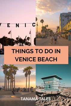 there are many different things to do in venice beach