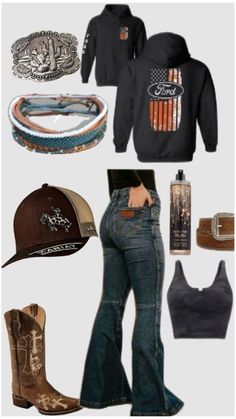 Country Outfit Inspo Women, Country Aesthetic Outfit