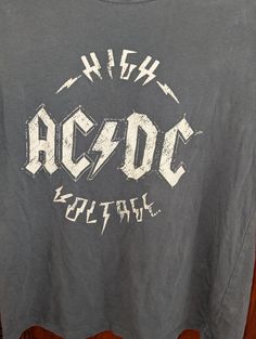 Vintage AC/DC High Voltage T-Shirt Band Music, High Voltage, Ac Dc, Rock Band, Rock Bands, Shirt Outfit, Gender Neutral, Adult Outfits, T-shirt