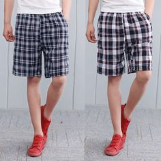 Wiaofellas 100% Cotton Mens Underwear Boxers Shorts Male Casual Sleepwear Underpants Plaid Loose Comfortable Homewear Sleeping Short Pants Suit Fashion Men's, Harajuku Jacket, Casual Sleepwear, Boxers Shorts, Polo Suits, Wedding Party Shirts, Sweatpants Style, Street Sweatshirt, Shirt Casual Style